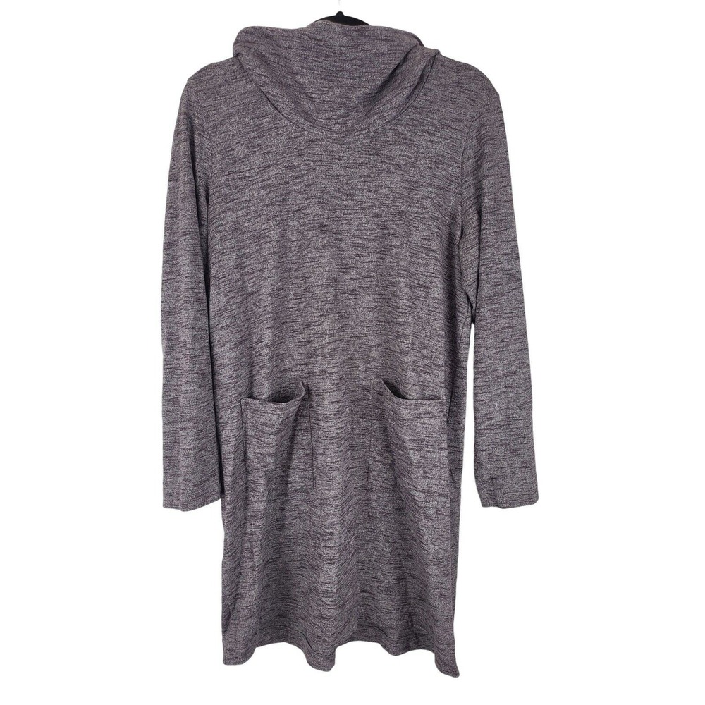 Pure Jill Lagen Look Turtle Neck Dress M Womens Long Sleeve Pockets Pullover